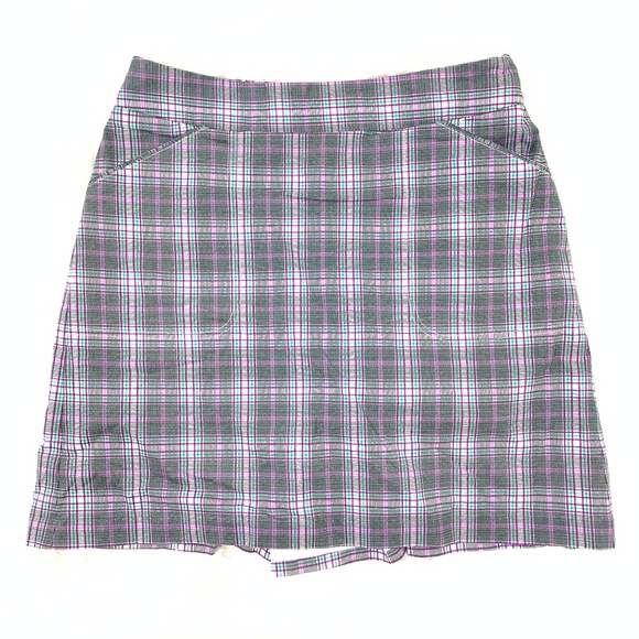 Peter Millar Dresses & Skirts - Peter Millar Plaid Cotton Pocketed Skirt Skort 4